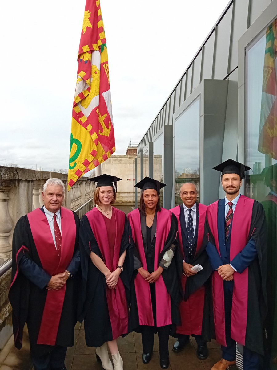 Prof Frank Smith and I had the privilege of being at the Diplomates' ceremony today and to see vascular surgeons Eleanor Atkins, Terri-Ann Russell and Nadeem Mughal receive their FRCS @VSGBI @RouleauxClub @RCSnews