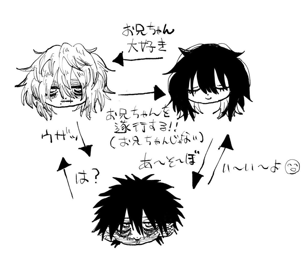 #hrakプラス 死柄木+荼毘夢(再掲) 