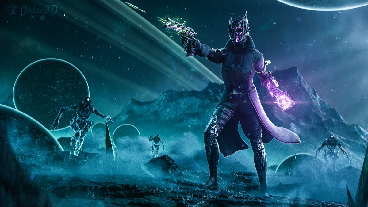 Ohlac3D's tweet photo. I'm so very late but, as promised, here's a render giveaway for hitting 10k followers! To enter just retweet and follow! I'll be picking a winner in 3 days from the time this tweet goes up. #Destiny2Art https://t.co/3srfSdZO90