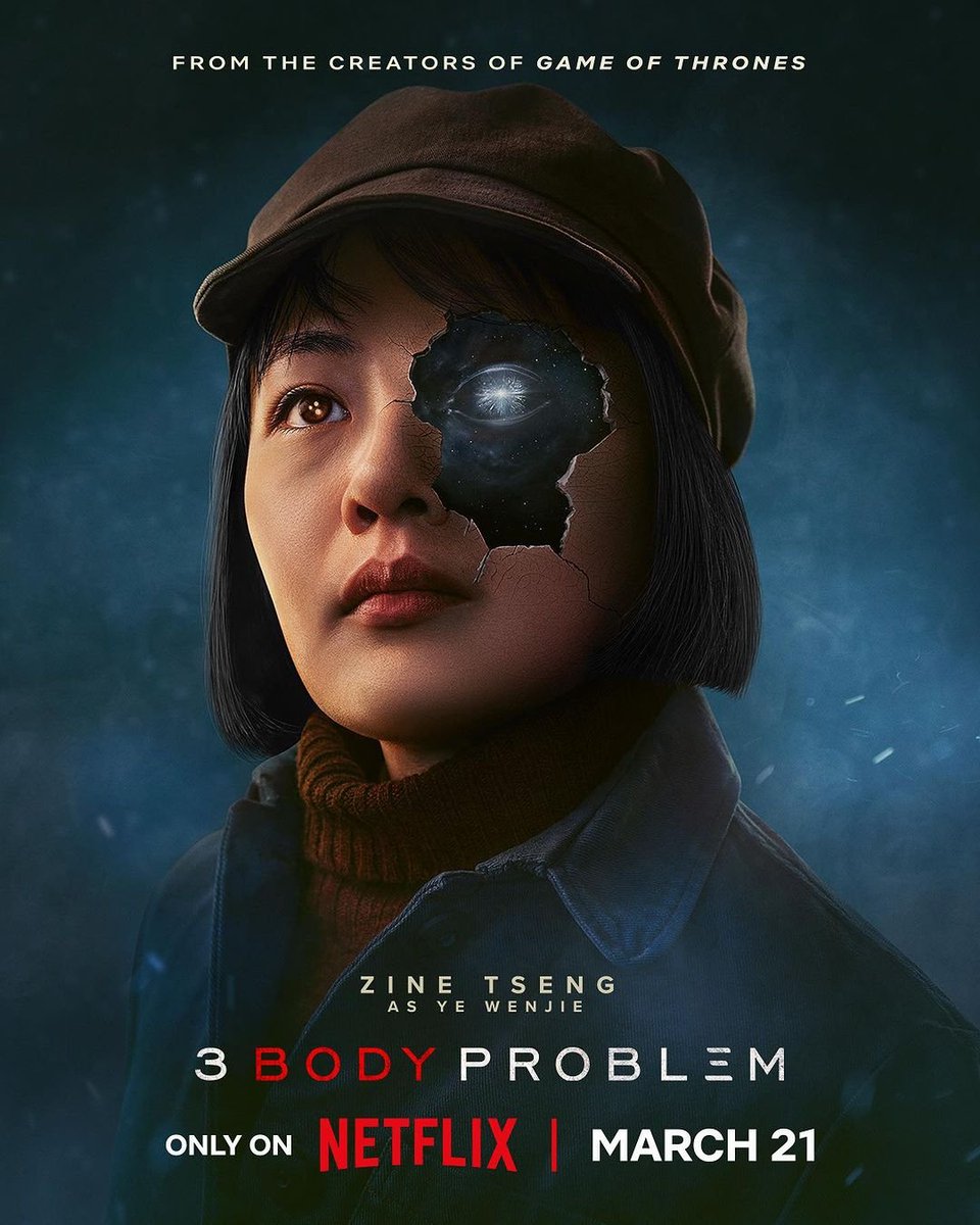 OTTPlusCinema's tweet photo. Netflix New Series #3BodyProblem Streaming From 21st March On #Netflix.
Starring: #EizaGonzález, #JohnBradley, #BenedictWong, #SeaShimooka, #MarloKelly, #JessHong, #SaamerUsmani, #LiamCunningham, #ZineTseng, #AlexSharp, #JovanAdepo & More.
#3BodyProblemOnNetflix #OTTPlusCinema https://t.co/qpzoDgWpRR