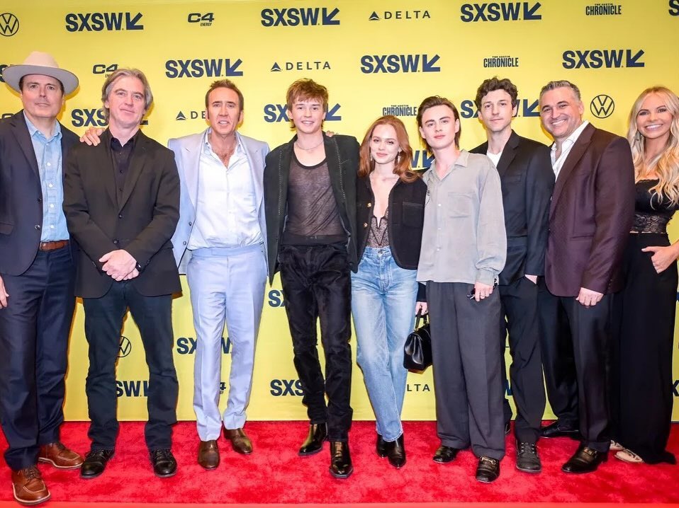 soverallsource's tweet photo. sadie soverall and the cast of ‘Arcadian’ at #SXSW https://t.co/NOf7UiKIKx
