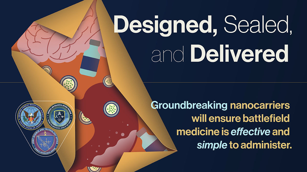 What makes therapeutics valid? Swift delivery. 'Designed, Sealed & Delivered' uncovers how DTRA JSTO invested w/scientists at Defence Science & Technology Laboratory to explore the power of non-ionic surfactant vesicles in transforming drug delivery. bit.ly/43coNpV