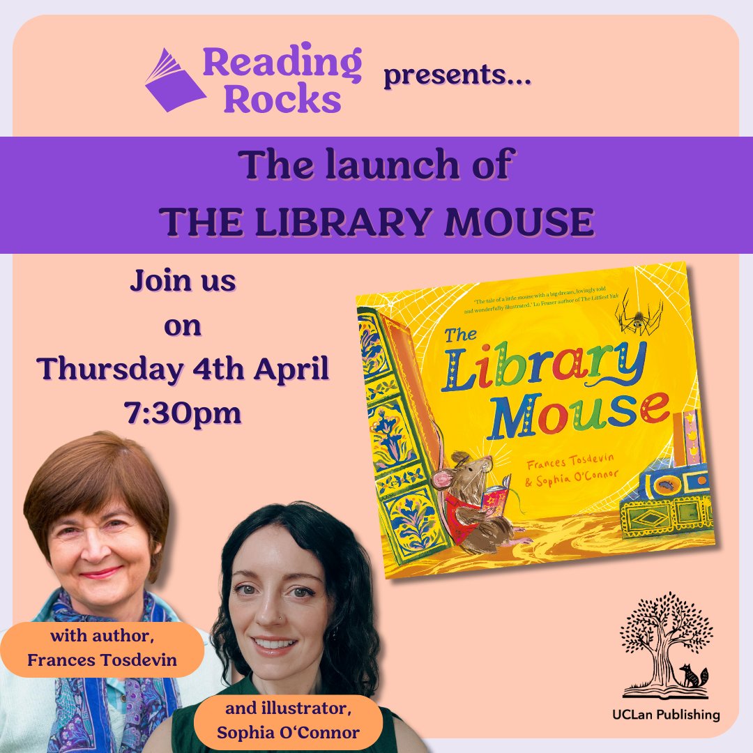 We are delighted to host the launch of The Library Mouse next month. Do join us. 

Sign up here:
forms.gle/BQn16xzBtFP75r…