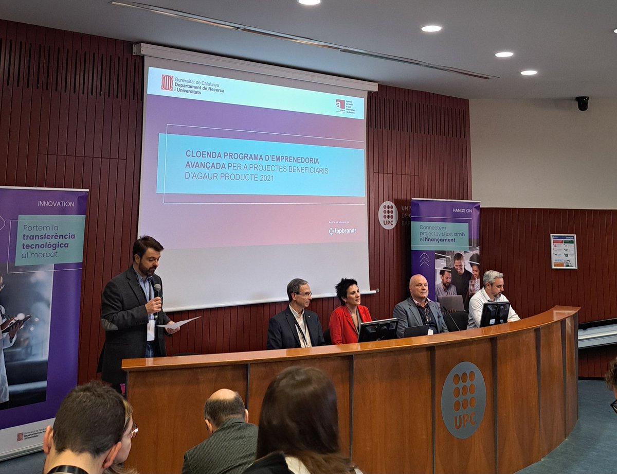 Today at the closing event of the entrepreneurship training of the AGAUR Producte programme. Nice end to an interesting course, stepping a little outside our 'scientific comfort zone', into the worlds of business and innovation tech transfer