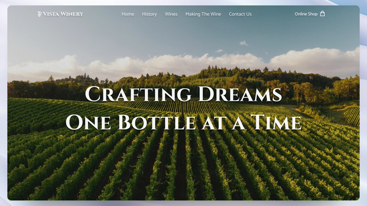 PredragDesign's tweet image. Day #009

A concept website for a vineyard.