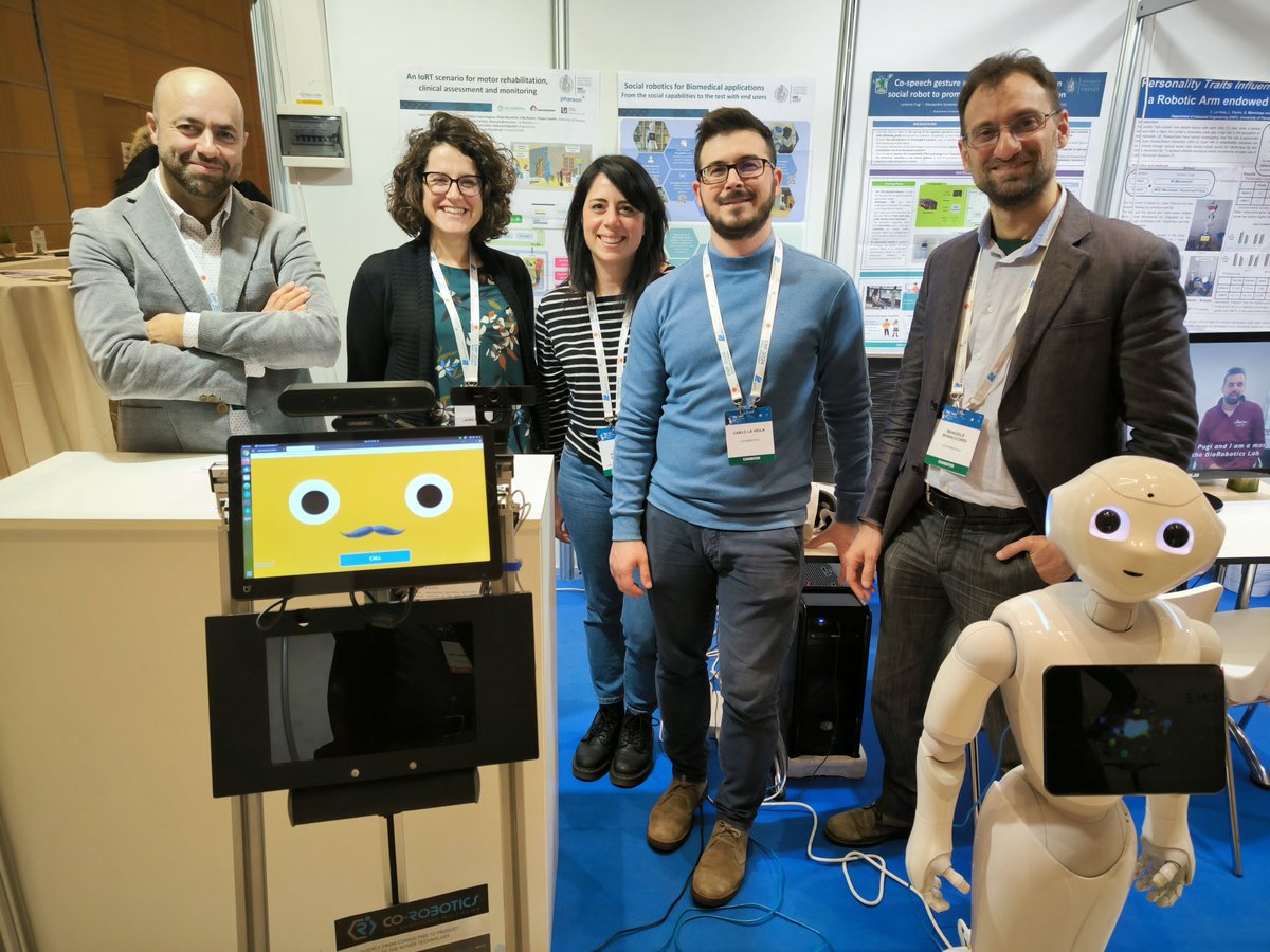 Robots & humans at @ERF_euRobotics 2024. Come to see our @PharaonProject demo. @AssistiveLab @CoRoboticsWM @EngineeringSpa @UNI_FIRENZE