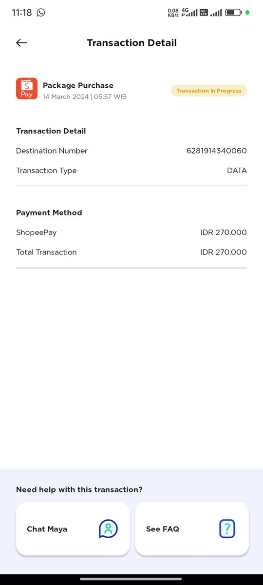 nyumukles's tweet photo. @myXL Saya beli paket akrab mahal2 tapi gak masuk2 malah hilang di history transaksi. Gimana min, gak enak sama temen2 ni soal nya uang. Ayolah min https://t.co/ePOtkYew2z