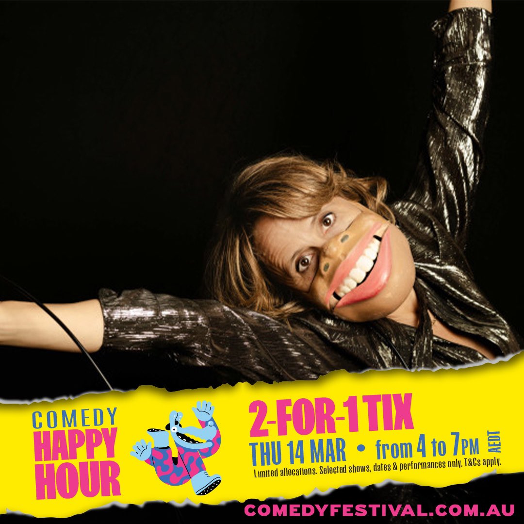 melbourne 2for 1 tix happy hour today here comedyfestival.com.au/2024/comedy-ha…