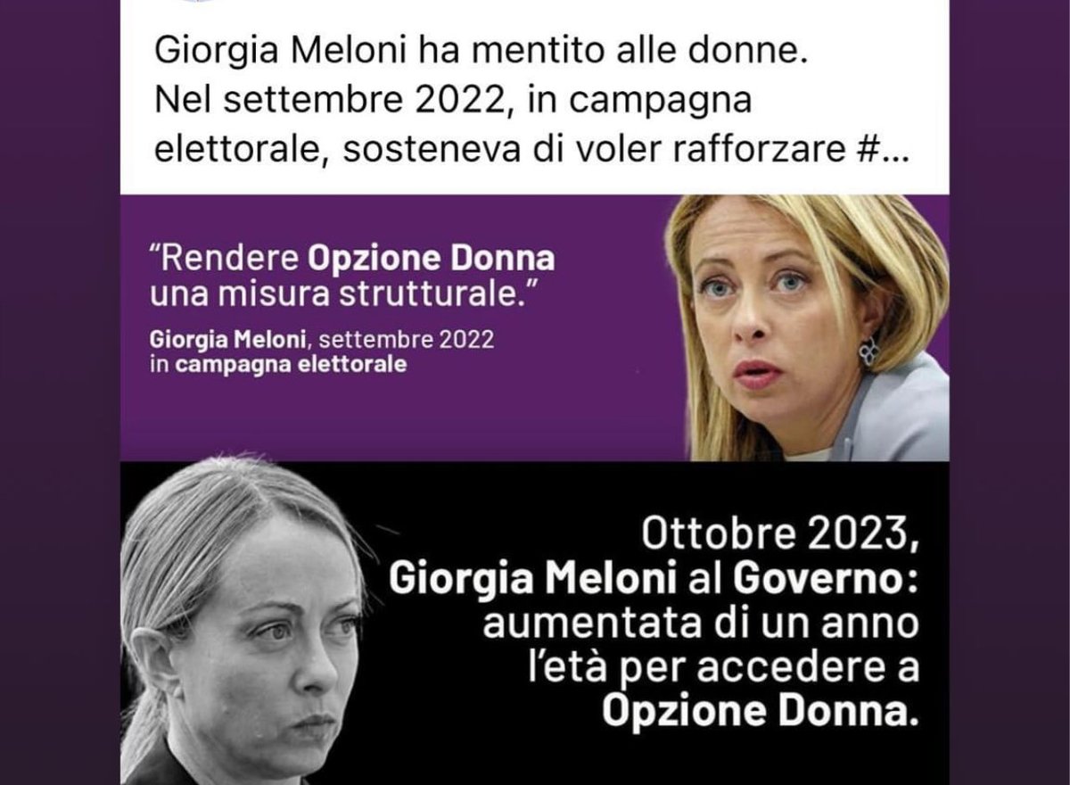 @crcc50 @2023MariAnna @FratellidItalia @GiorgiaMeloni Eccone un'altra.....
@GiorgiaMeloni BUGIARDA