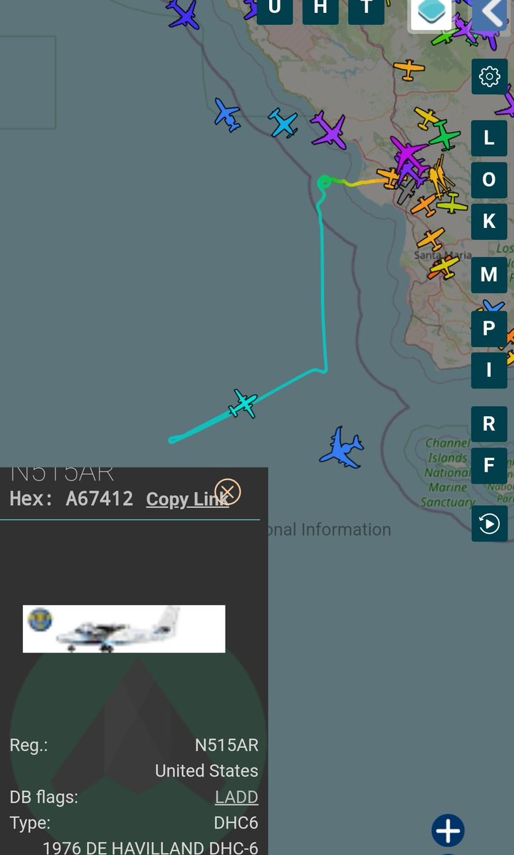 scottlanders's tweet photo. @vcdgf555 More guests to the party on the southern end.
N515AR #A67412. DHC-6 Twin Otter
BANDOG1 #AE11DB E-3
BAJA33 #AE035F KC-135 https://t.co/iHnqXMI0tN