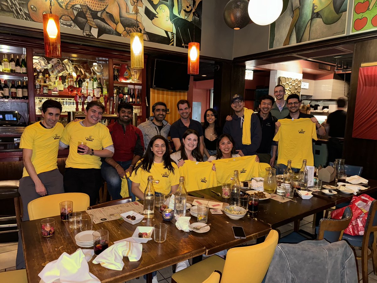 Another excellent renal team celebration! These residents and fellows are awesome! Had such a fin time! ⁦<a href="/RushDOIM/">RUSH Internal Medicine</a>⁩ ⁦<a href="/Rush_Nephrology/">Rush Nephrology</a>⁩ #RushRenalRules