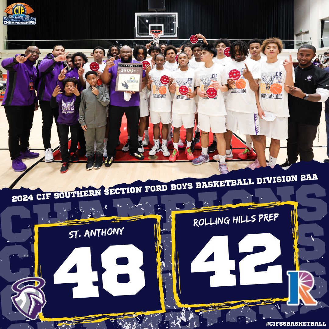 CIFSS's tweet photo. ⛹️‍♂️CONGRATULATIONS to your 2024 CIF-SS @socalford Boys Basketball Champions! 🏀🏆

OPEN: @HWHoops 
D1: @NDAthleticsSO 
D2AA: @SAHS20Athletics 
D2A: Marina
D3AA: @LHHS_Basketball 
D3A: @AlemanyHoops 
D4AA: @Cerritoshs 
D4A: Temecula Valley
D5AA: @CastaicCoyotes 
D5A: @Firebaughbb https://t.co/IRbS13EcWz