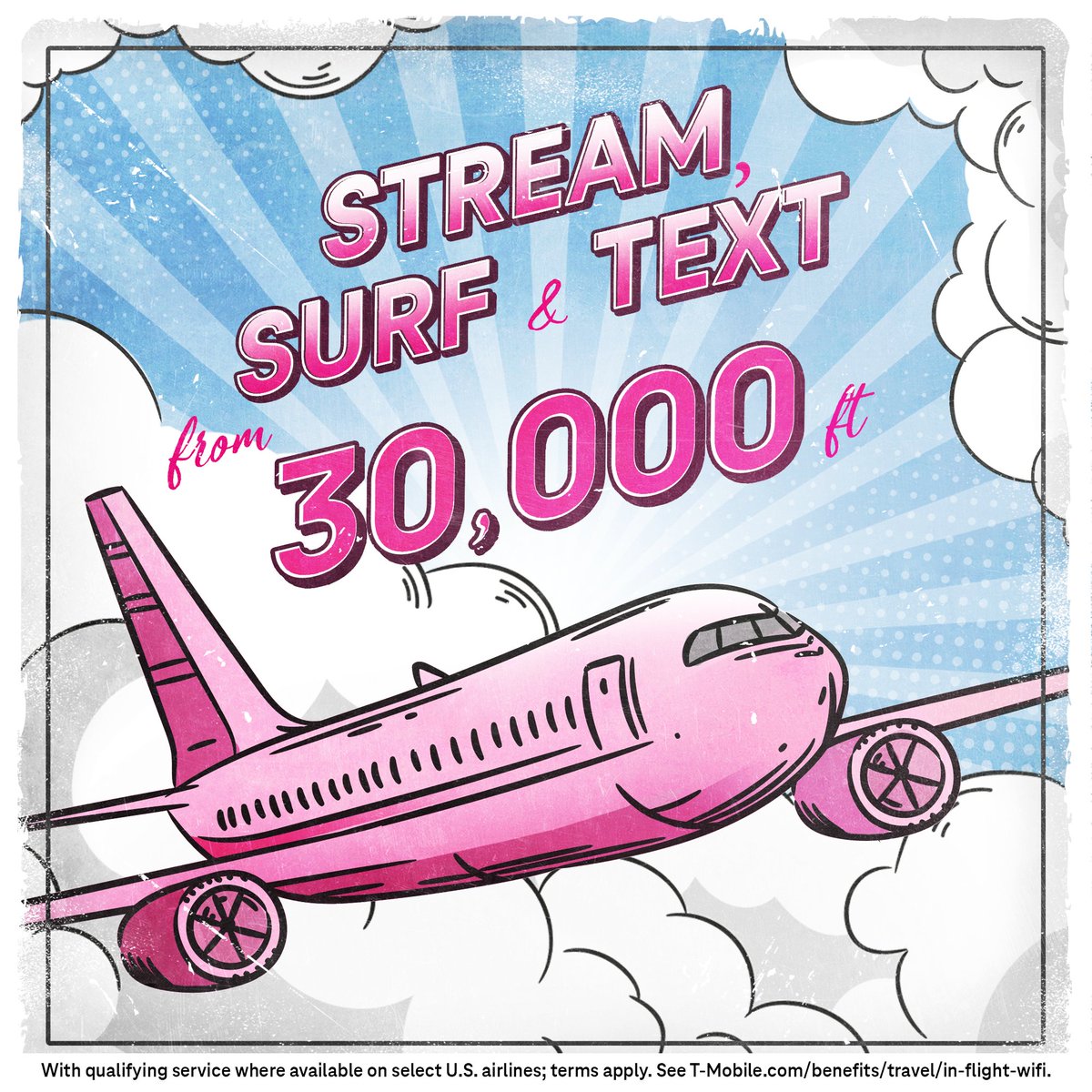 ✈️ 📱Just enjoyed this benefit on my spring break flight last week! Thanks <a href="/TMobile/">T-Mobile</a> 

catch flights with free in-flight WiFi, not feels, during #SpringBreak with Magenta Status 👉 ms.spr.ly/6012c9hIG​

#SpringBreak #TeamMagenta