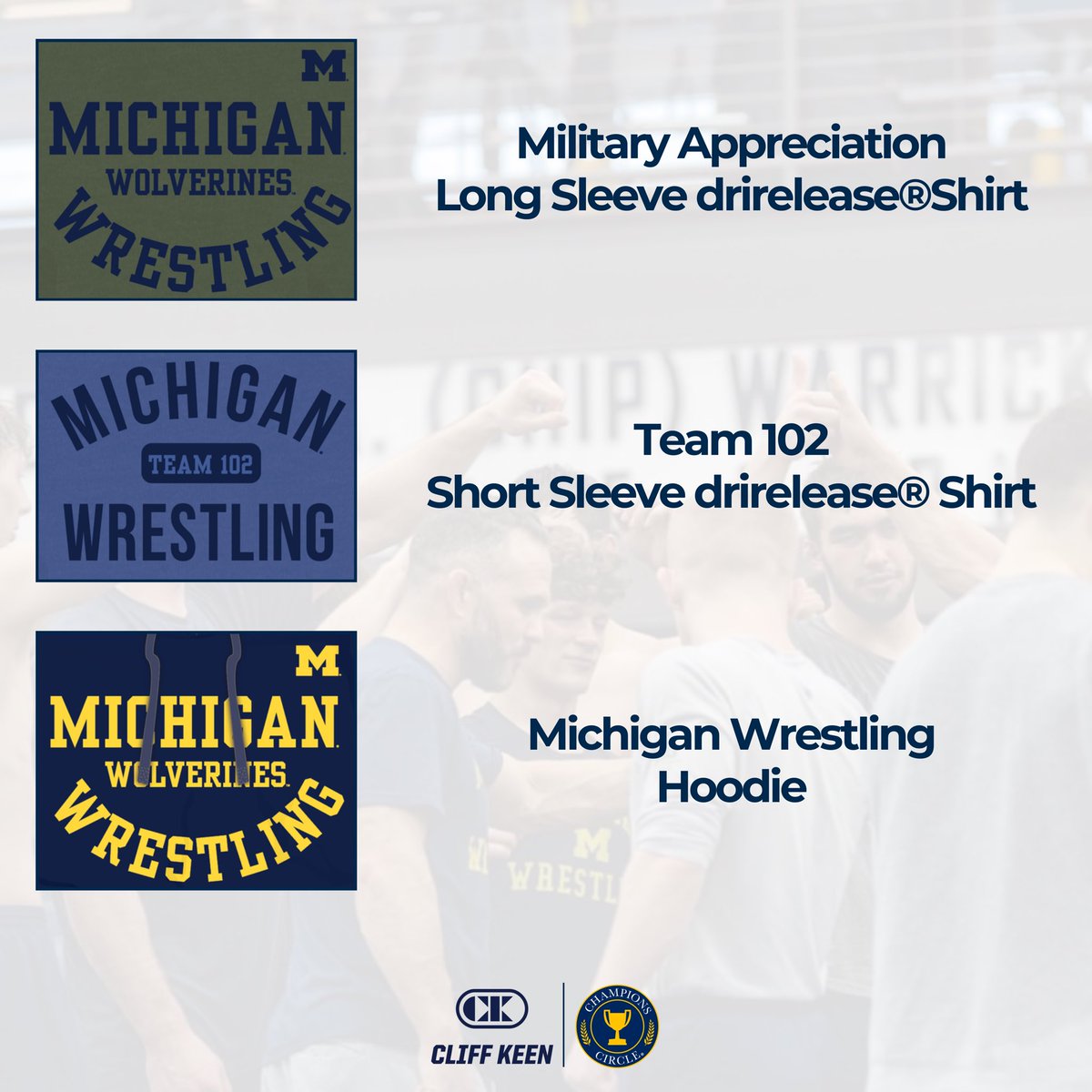 Michigan Fans! We are excited to announce that Cliff Keen Athletic has released a limited Michigan Wrestling NIL collection. Support Michigan Wrestling by shopping the collection here: bit.ly/4cfMcLe. A percentage of all sales will go towards supporting Michigan…