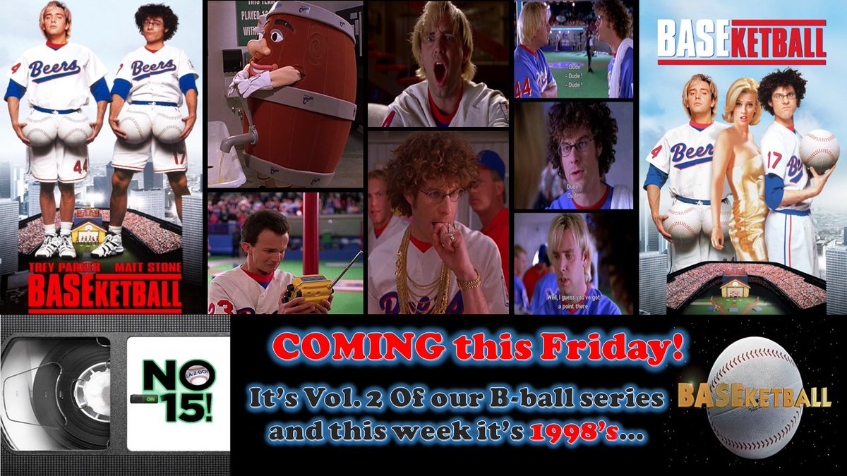 COMING THIS FRIDAY... #BASEketball #90s #sportscomedy #BBallseries #MarchMadness #podcastandchill #FilmX