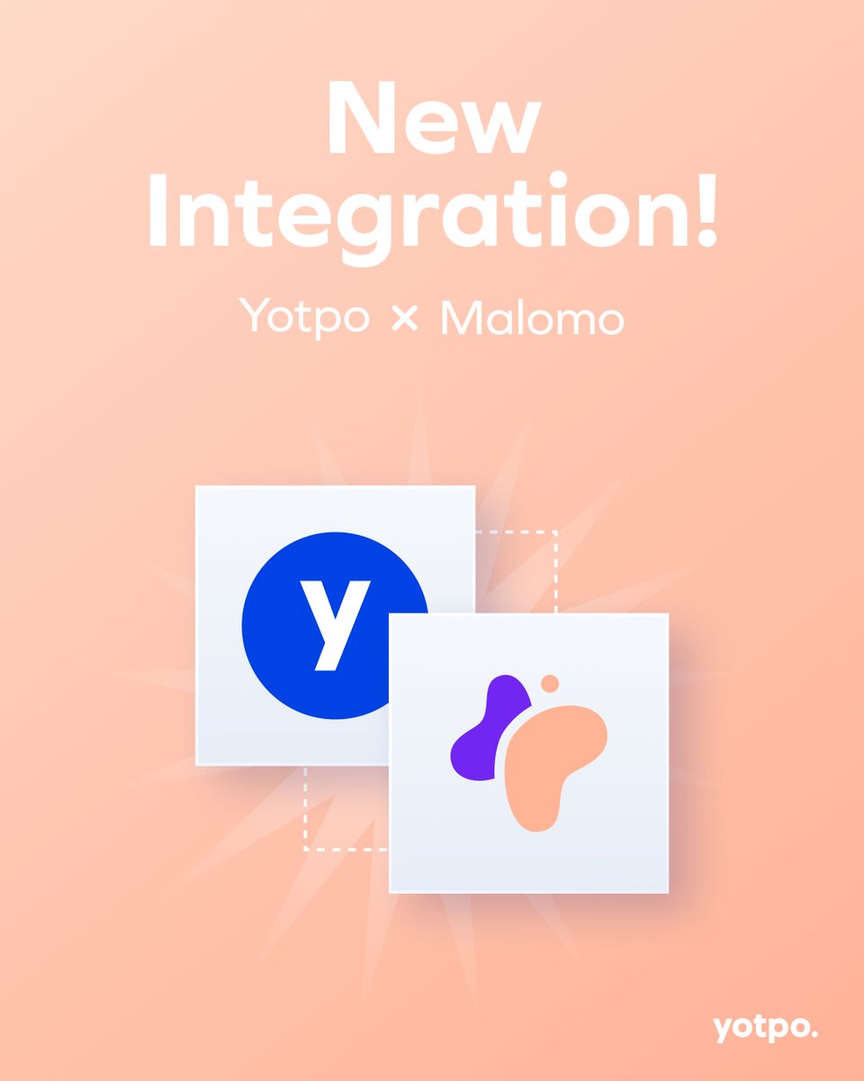 The big day is HERE- <a href="/Yotpo/">Yotpo</a>  now integrates with <a href="/gomalomo/">Malomo</a>!
We've had so many <a href="/Shopify/">Shopify</a> &amp; @ShopifyPlus brands asking for this integration - and we’re thrilled to announce we’re now LIVE! 💥

Learn more about the integration here: yotpo.com/integrations/m…