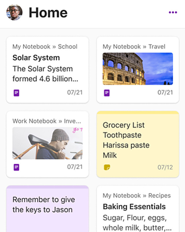 🎉 Introducing the new Home tab in OneNote for iPhone! Need to jot down a quick idea? Snap a photo? Maybe record a voice memo? You can even add your Sticky Notes! You can do it all with a simple tap or a long press, now on the Home tab (+)! Learn more: msft.it/6018c9dTq