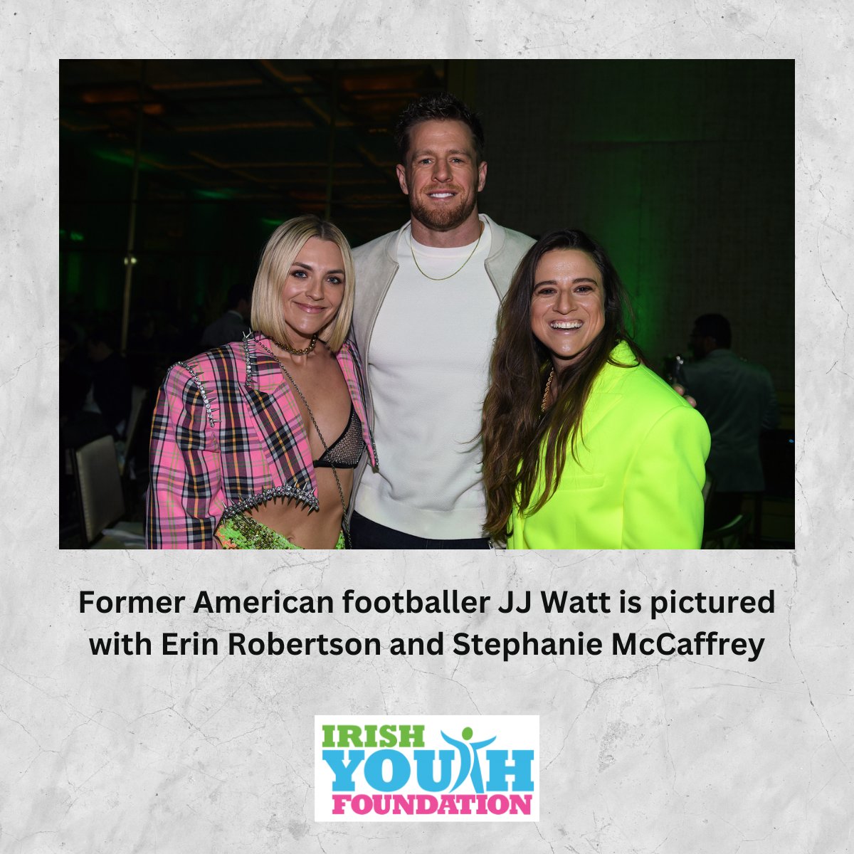 We were thrilled to have the amazing Former American footballer @JJWatt, Erin Robertson of Pickle Pop, winner of Project Runway season 15 & founder of Pickle Pop & former pro footballer @smccaffrey9 attend the Rock and Rugby event all the way from the US. rocknrugby.com/lite-ui/