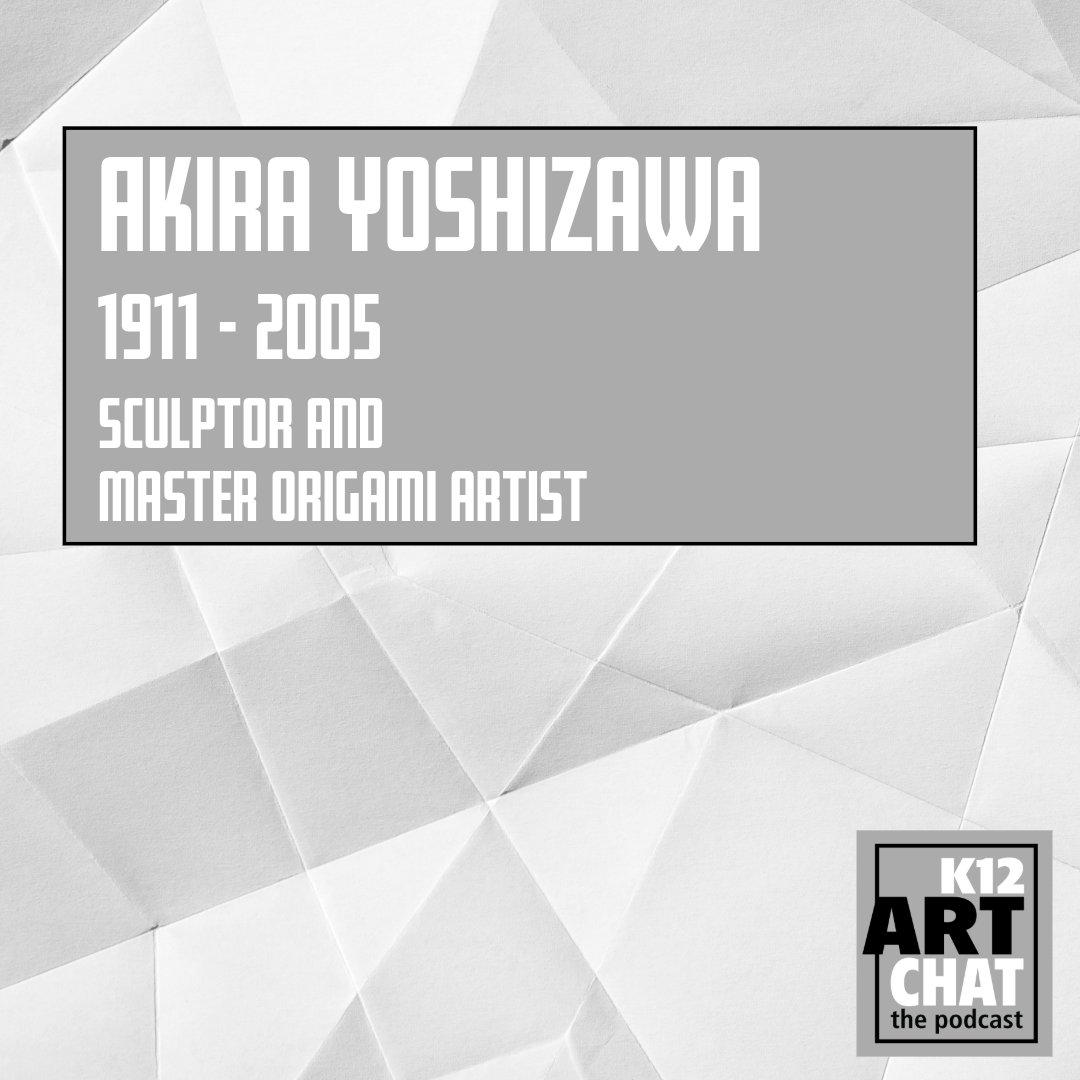 What do you know about Akira Yoshizawa? He was a sculptor and Master Origami Artist who elevated the status of origami to be more than just paper craft. Read through his bio dailyartfixx.com/2012/09/19/aki… @SchoolArt @adobeforedu #K12ArtChat