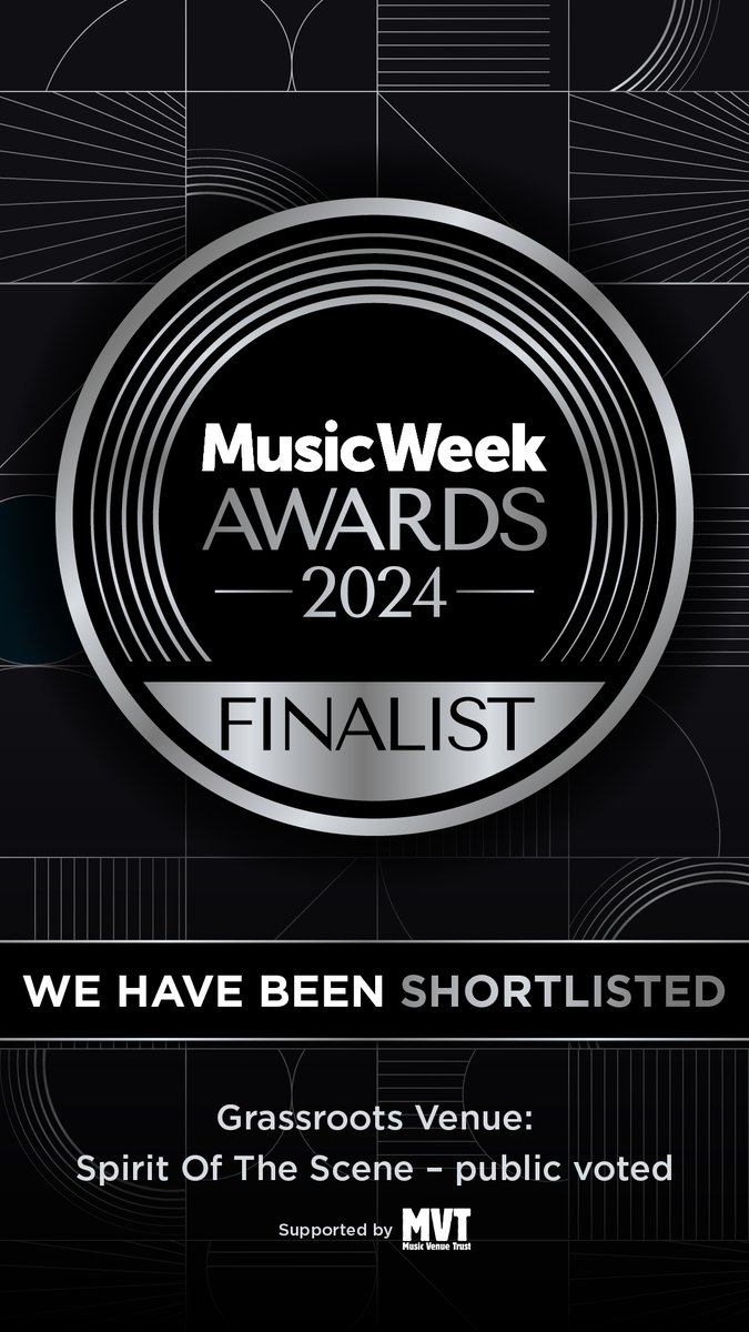 Voting closes tomorrow (14 March) at 5pm and takes 30 seconds! Do it for roof dog, woof!
musicweekawards.com/2024grassroots…
#musicweekawards