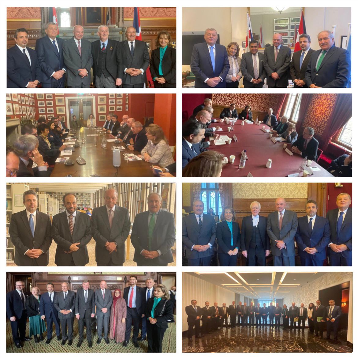 Timely visit by 🇯🇴 President of Senate. Various engagements addressed: Ceasefire in #Gaza, 2 state solution, settler terrorism in Jerusalem&WB تفاعلات مكثفة أجراها رئيس مجلس الأعيان 🇯🇴 والوفد المرافق خلال زيارة 🇬🇧. تصدرت الأوضاع الخطيرة في #غزة والعلاقات الثنائية أجندة اللقاءات