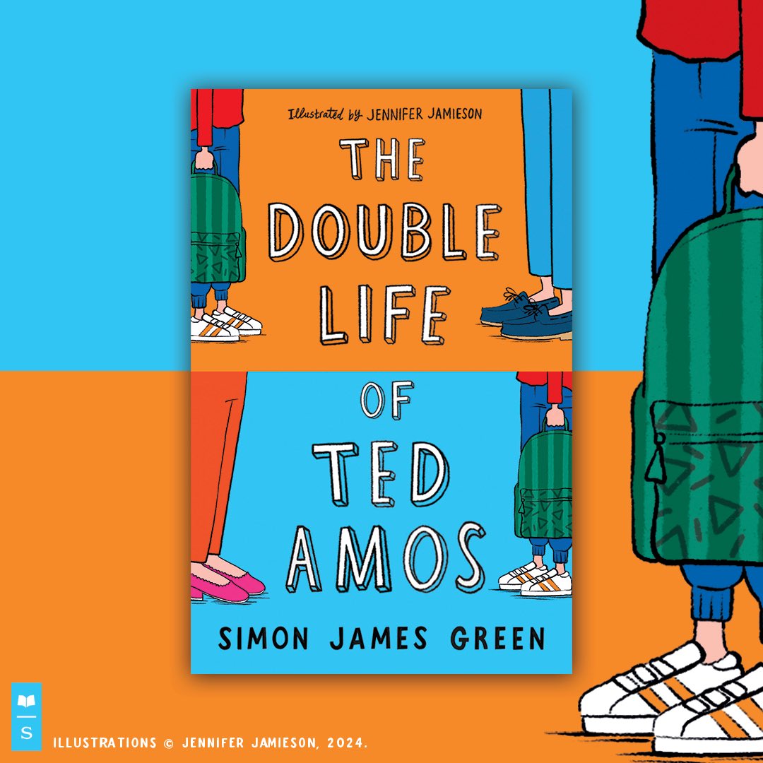 Introducing… THE DOUBLE LIFE OF TED AMOS - my next middle grade!

When his parents split up, unpopular Eddie sees a chance to reinvent himself as Ted, but his lies soon spiral out of control…

Art: @Jen_Jamieson_ 
Cover design: <a href="/sarahbaldwyn_/">Sarah Baldwin</a> 

Out in June from <a href="/scholasticuk/">Scholastic UK</a>
