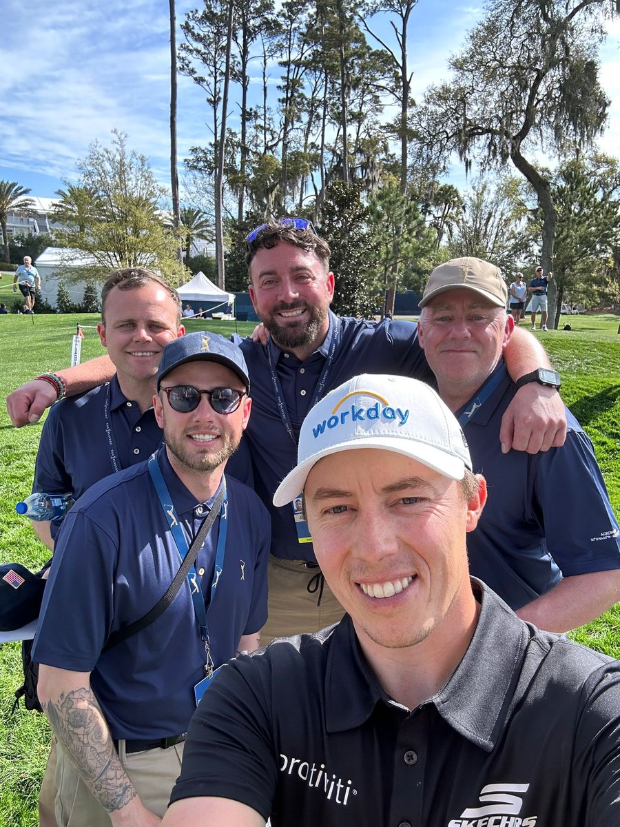 @ nice to meet @MattFitz94 today . Best of luck this week from the @JohnDeere volunteers @TPCSawgrass