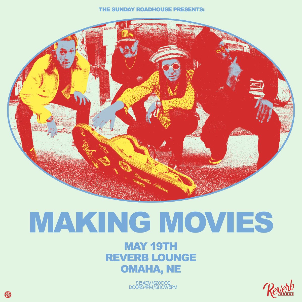 JUST ANNOUNCED! See Making Movies on May 19th at Reverb! 🎫 sundayroadhouse.com/schedule-1