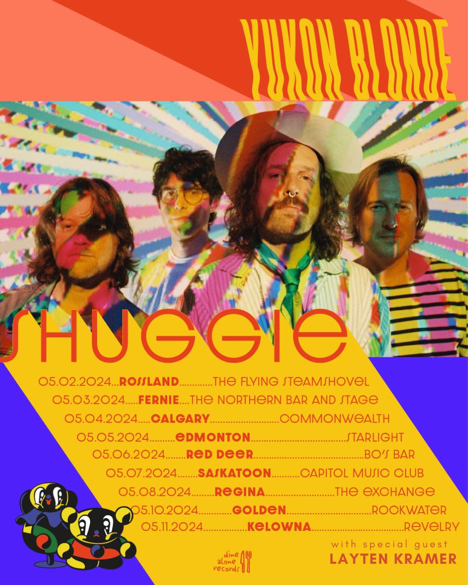 Thrilled to announce that the 𝑺𝒉𝒖𝒈𝒈𝒊𝒆 𝑻𝒐𝒖𝒓 continues across Western Canada in May. 🌞 We’re bringing our new bestie @laytenkramer along for the ride too! 
Pre-Sale tickets go on sale tomorrow (March 14) 
at 10am PT.  See ya’ll soooooon!💋