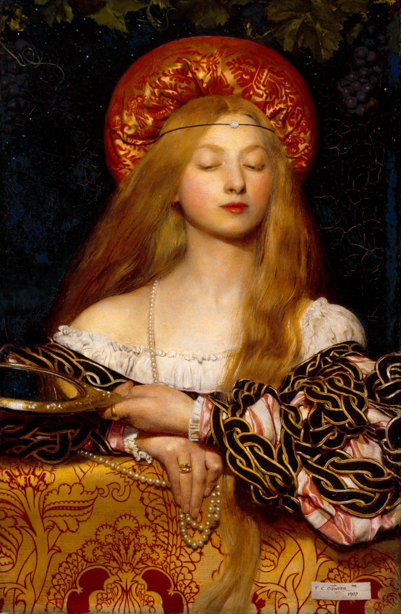 D'improvviso è alto sulle macerie il limpido stupore dell'immensità. Giuseppe Ungaretti, da Vanità Frank Cadogan Cowper, Vanità, 1907