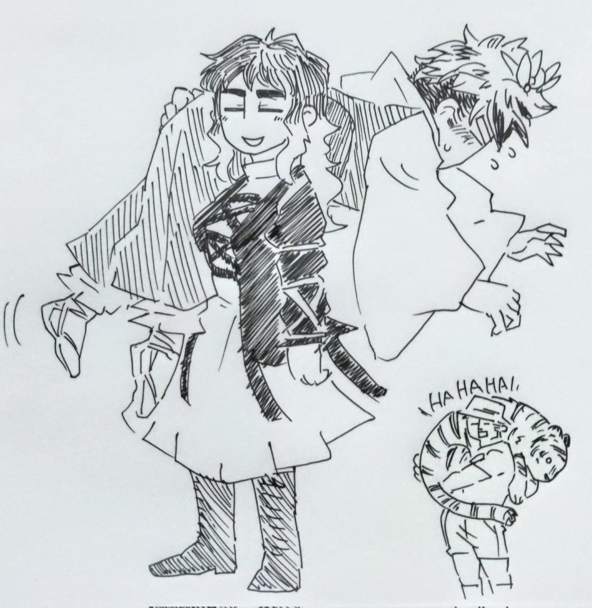 落描き星白
運ばれる🐯 