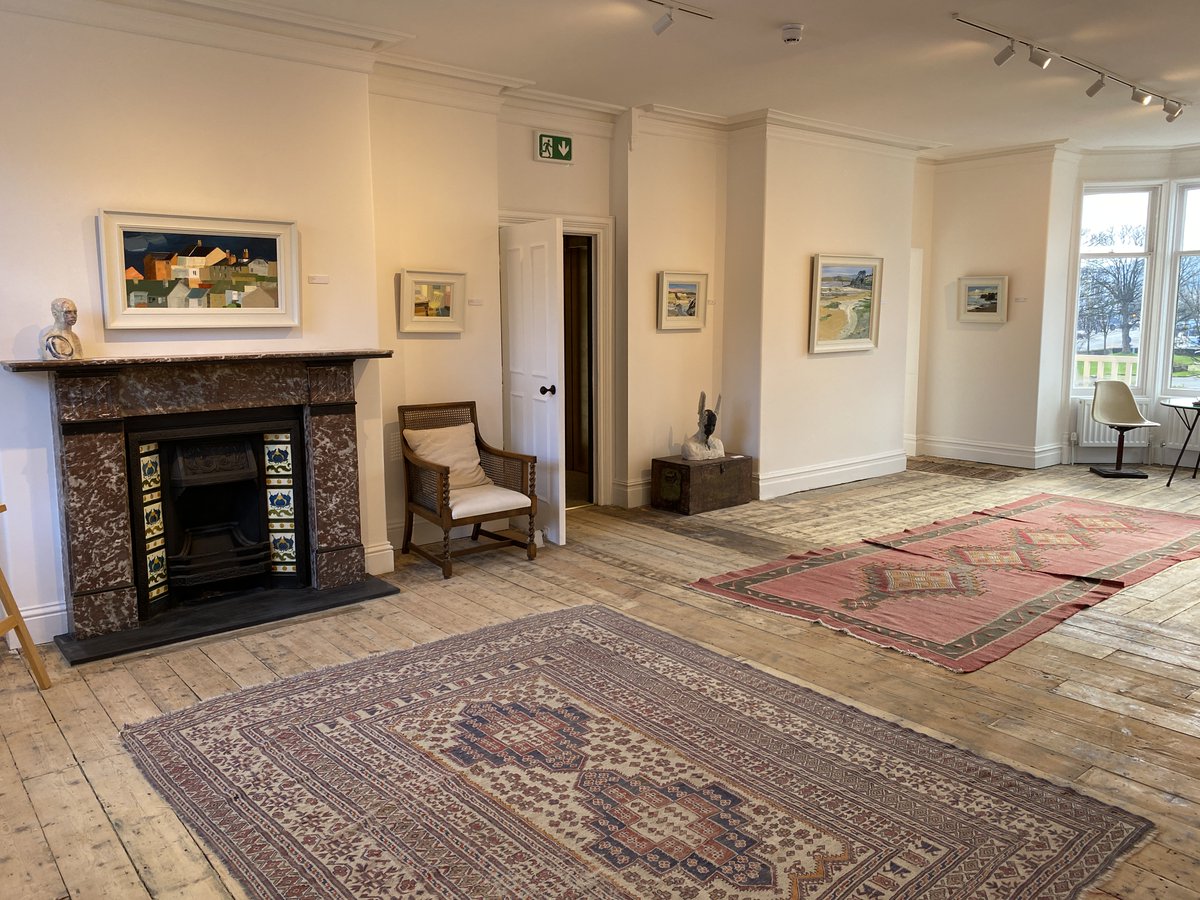 We have three floors of exhibition space. The first two are currently focusing on Sarah Carvell's major exhibition and the top floor always has a changing mixed show by our gallery artists. This exhibition runs until 23rd March 2024. welshart.net Open Tue-Sat 10-5