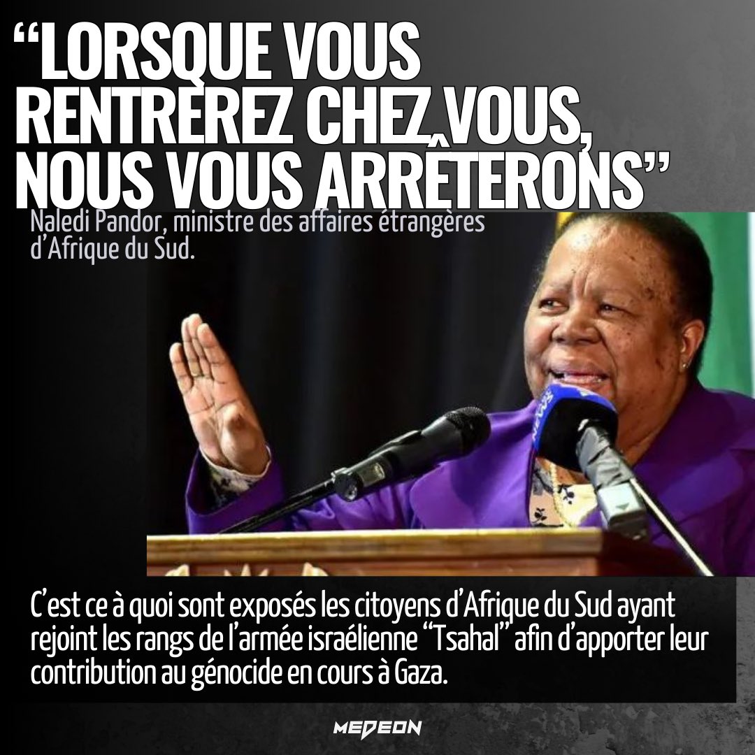 #naledipandor #afriquedusud #Palestine #gaza #israel #tsahal