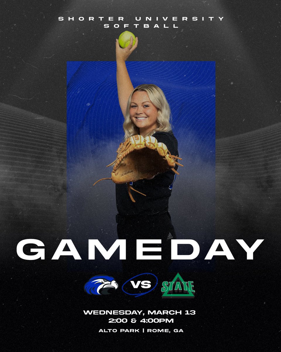 🆚 Delta State
📍 Alto Park | Rome, GA
⌚️ 2:00 &amp; 4:00pm
📊 goshorterhawks.com/sidearmstats/s…
🖥️ Shorter University Athletics Youtube Channel
