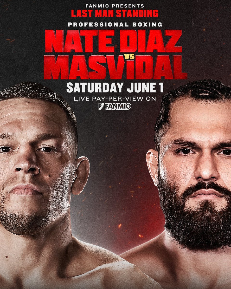 BREAKING: Nathan Diaz x Jorge Masvidal 2 is a done deal. They’ll meet on June 1 at the Kia Forum in Inglewood, CA, in a 10-round 175-pound light heavyweight boxing match, per both camps. The event will be presented by Fanmio PPV, who also promoted Mayweather x Paul in 2021.…