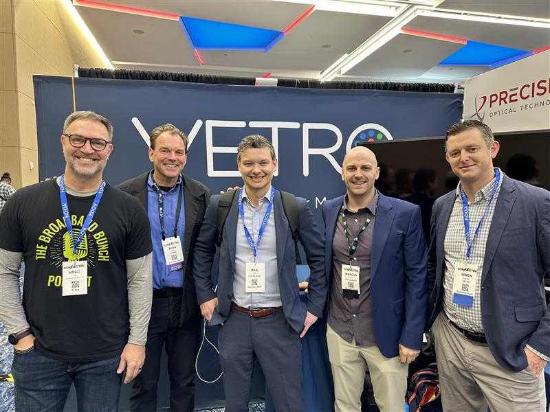 Another fantastic day at Connected America, sponsored by Total Telecom! Here's a glimpse of ETI Software's Brad Hine with Sean Dundon from Vetro, Isak Finer and Marcus Kirchens from COS, alongside Owen Graham from Vetro.  #ConnectedAmerica #TotalTelecom #Networking #Innovation