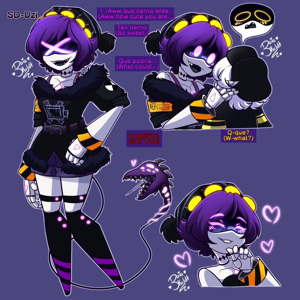 Daia_Skuldt666's tweet photo. ✨💜SD Uzi💜✨
No quería descartar su diseño de cola y preferí dejarlo así ✨💜
Otra cosa que me gusto, fue la chamarra, sentí que le daría vida con su estampado característico y su short
¿Qué les parece?
#MurderDrones #N #UziDoorman #SerialDesignationN #nuzi #enzi #murderdrones https://t.co/zbBRVu7e8m