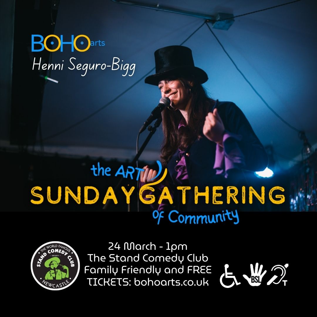 Boho Arts (@bohoartsncl) on Twitter photo 👋 Hi to our #SundayGathering co-hosts, Ian McLaughlin (Boho Arts & <a href="/thesuggestibles/">The Suggestibles</a> ) and Henni Seguro-Bigg (The Girlie Show & The Muses) who'll welcome you & all our super guest artists - and keep the show rolling 🔗 Grab your FREE tickets: i.mtr.cool/zchyvkclnq #nefollowers 👋 Hi to our #SundayGathering co-hosts, Ian McLaughlin (Boho Arts & <a href="/thesuggestibles/">The Suggestibles</a> ) and Henni Seguro-Bigg (The Girlie Show & The Muses) who'll welcome you & all our super guest artists - and keep the show rolling 🔗 Grab your FREE tickets: i.mtr.cool/zchyvkclnq #nefollowers