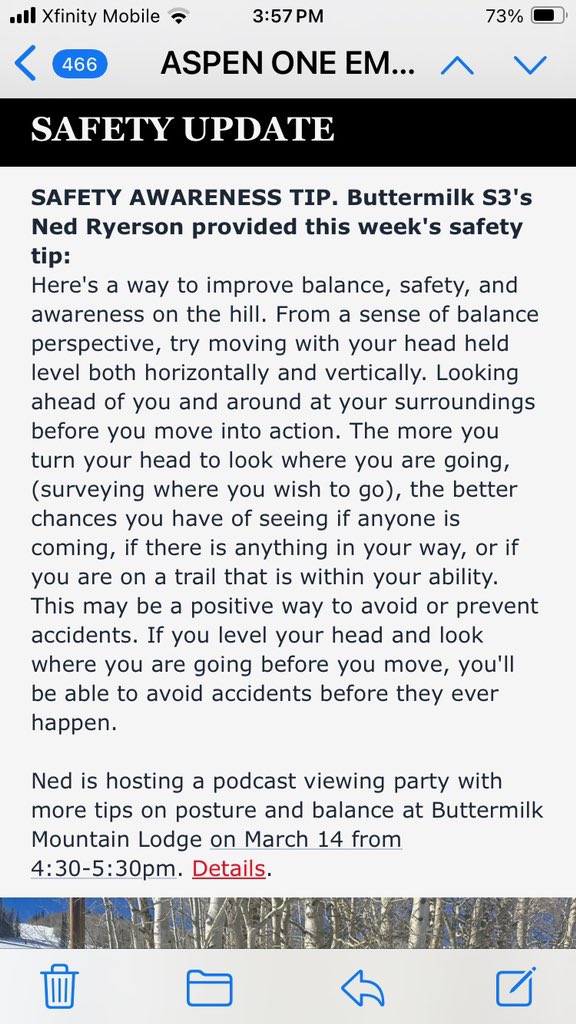 Aspen’s Super Coach Ned Ryerson speaks about Posture and Balance