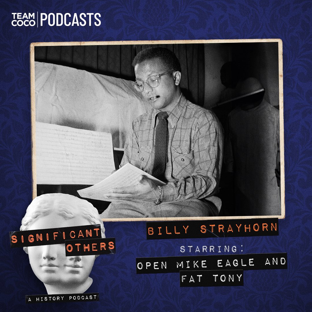 TeamCoco's tweet photo. Did Duke Ellington really used to say: “He does all the work and I take all the bows?” On today’s #SignificantOthers we look into the life of Billy Strayhorn, a man who was essential in Duke Ellington’s career. Listen: https://t.co/we0gyHBpRb https://t.co/k8XjbV7vWN