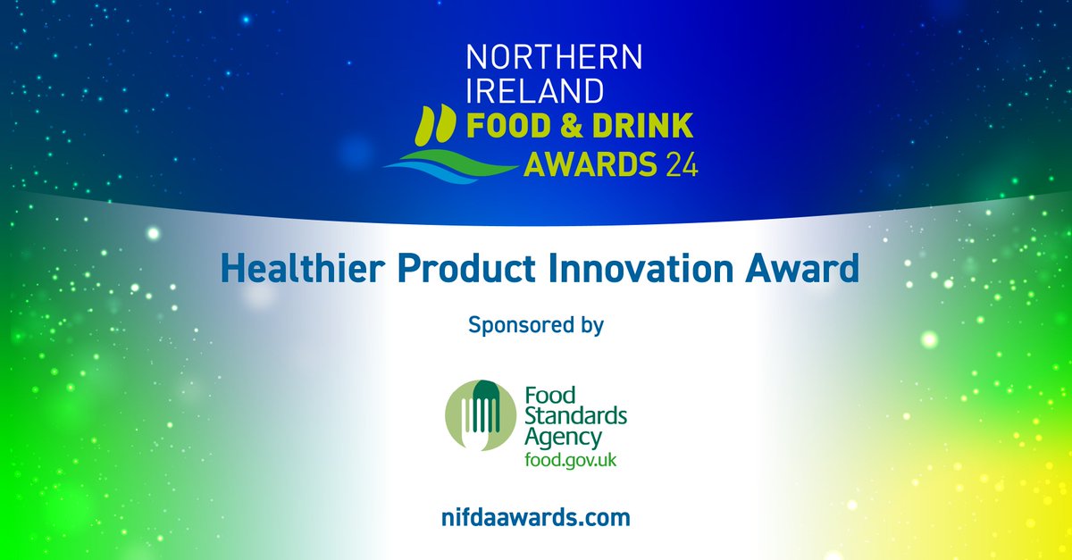 We are proud to be sponsoring the ‘Healthier Product Innovation’ Award at the @NIFoodandDrink Awards 2024!🏆 We look forward to the awards ceremony this Friday. Good luck to our six finalists: @mashdirect, @WilsonsCountry, @lakelandFS, @DeliLitesirl, Sliced, and SHS Group.