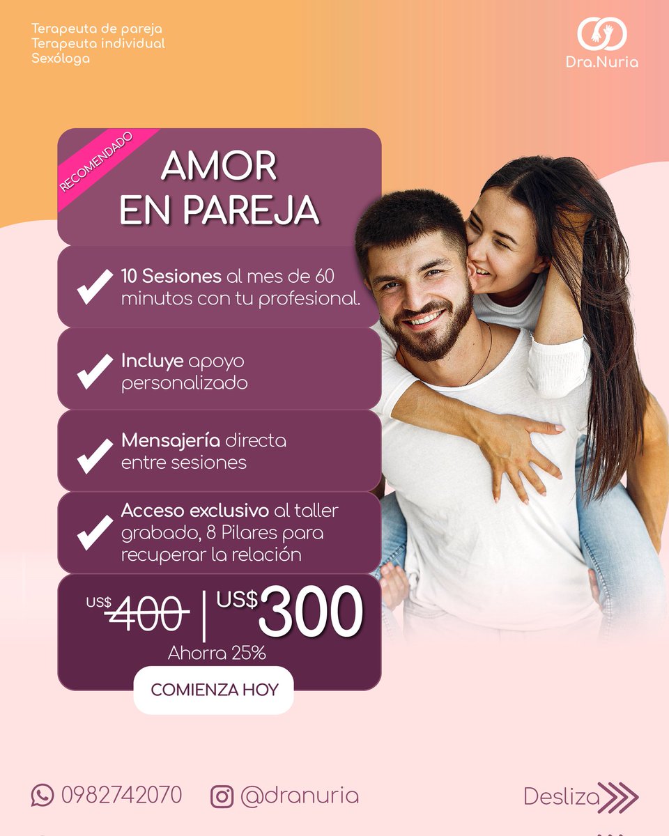 nuriavanegas's tweet photo. Descubre el poder transformador de la terapia: una ruta hacia la sanación de la mente, el alma y el corazón. 🌿💫 En cada sesión, te acompañaremos en tu viaje hacia el bienestar integral. ¡Reserva ahora al 0982742070 y comienza tu camino hacia una vida más plena y equilibrada! https://t.co/Q1D5TVJSwt