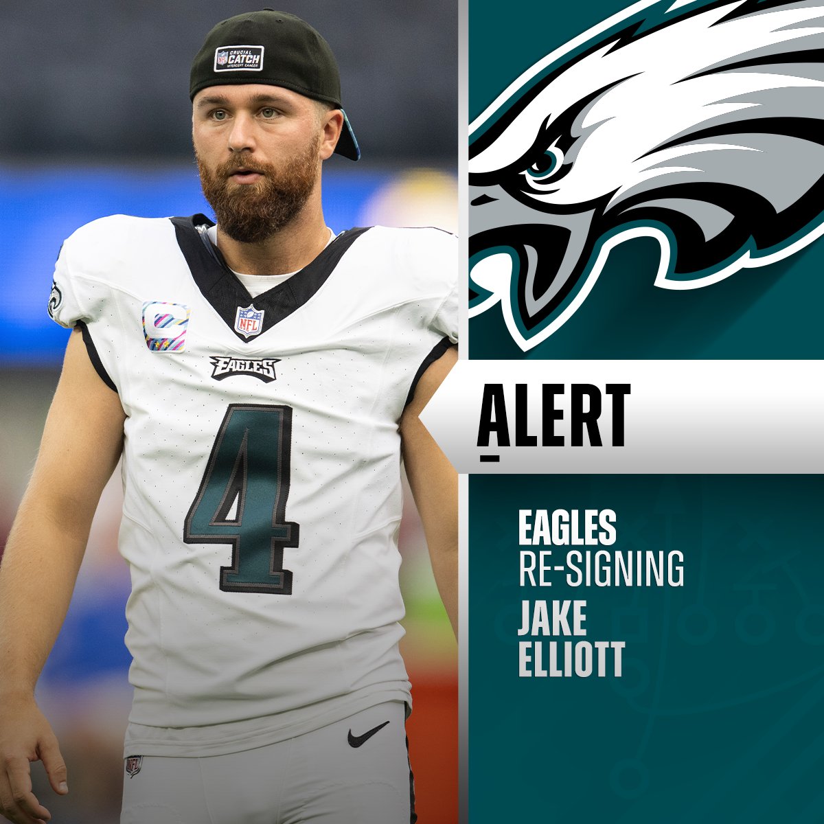 Eagles signing kicker Jake Elliott to four-year, $24 million extension (via @rapsheet)