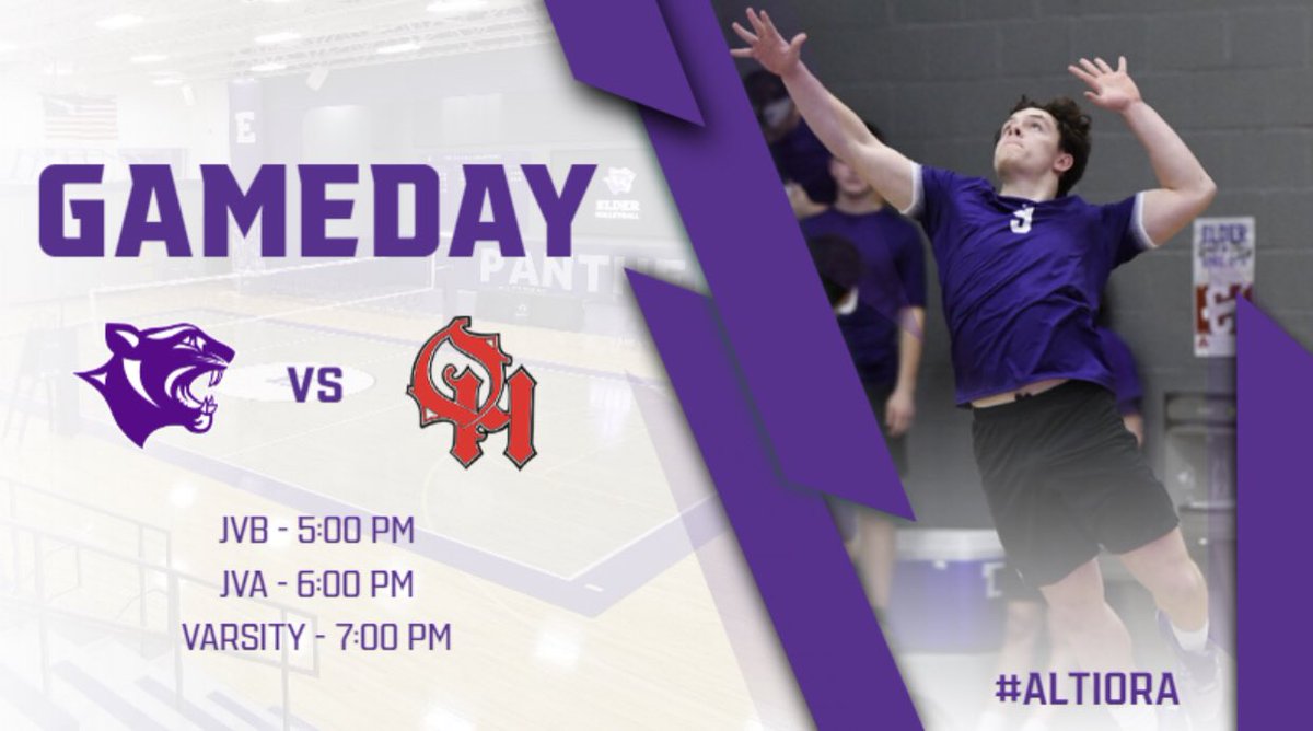 🚨GAMEDAY🚨 The Panthers travel across the West Side to face off against <a href="/OakHillsBoysVB/">Oak Hills Boys Volleyball</a> tonight! JVB starts the evening off at 5:00pm! #Altiora #RossStrong