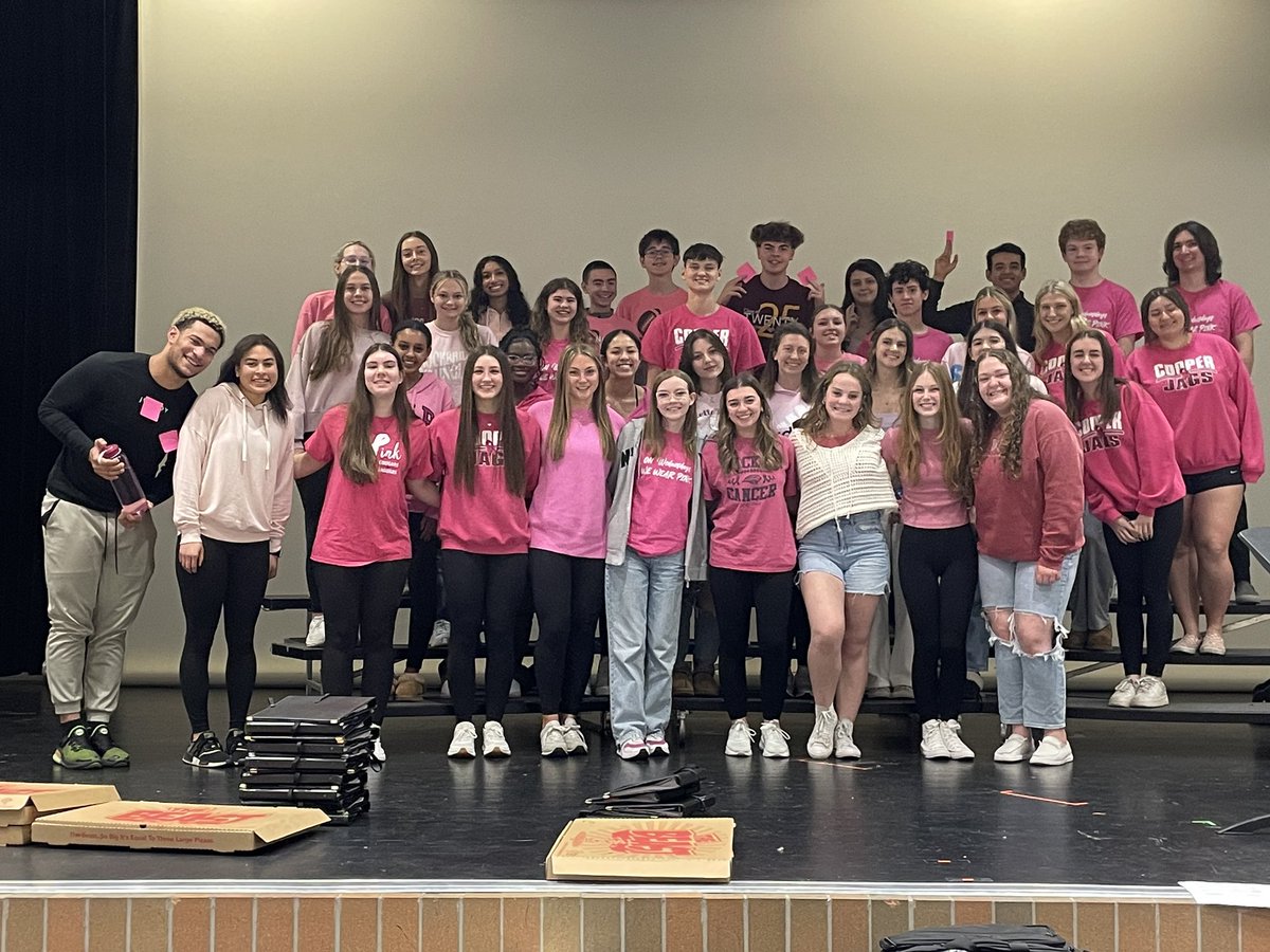 “On Wednesdays we wear pink!” Supporting <a href="/DramaCooper/">Cooper Drama Club</a> and their upcoming performances of Mean Girls on March 21-23 during our lunch and learn today. You should consider checking it out. We hear it’s totally fetch.