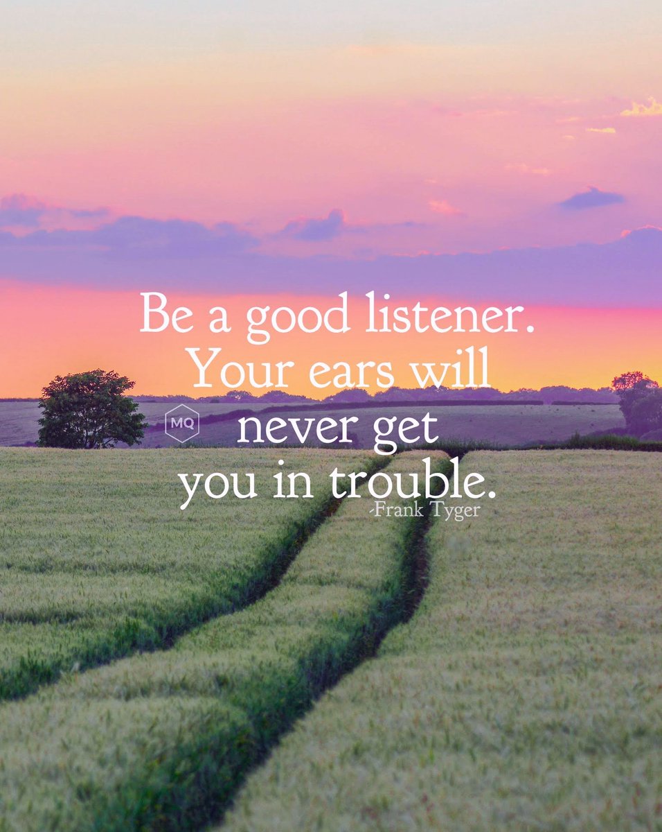 Your ears will never get you in trouble
