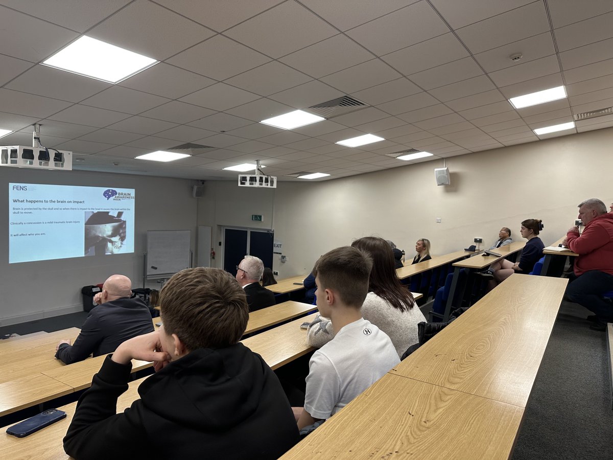 cardiffmet's tweet image. This evening we’re at our School of Sport and Health Sciences’ event ‘Play the Game, Protect your Brain’ for #BrainWeek

We’ll be hearing from academics who are sharing their research on the latest techniques being developed to test for concussion.