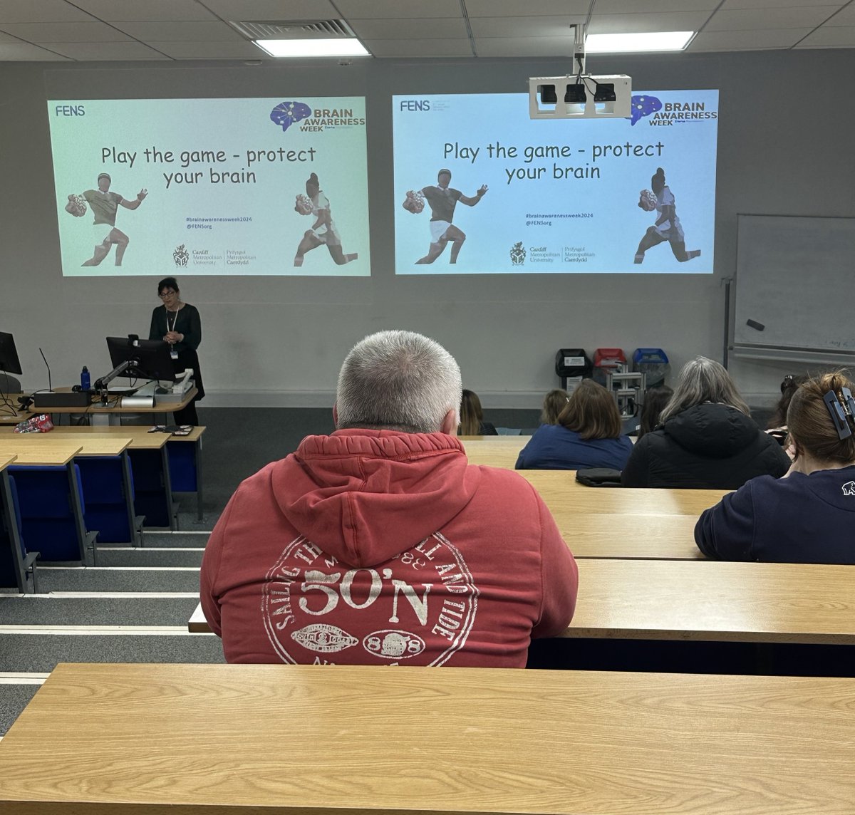 cardiffmet's tweet image. This evening we’re at our School of Sport and Health Sciences’ event ‘Play the Game, Protect your Brain’ for #BrainWeek

We’ll be hearing from academics who are sharing their research on the latest techniques being developed to test for concussion.