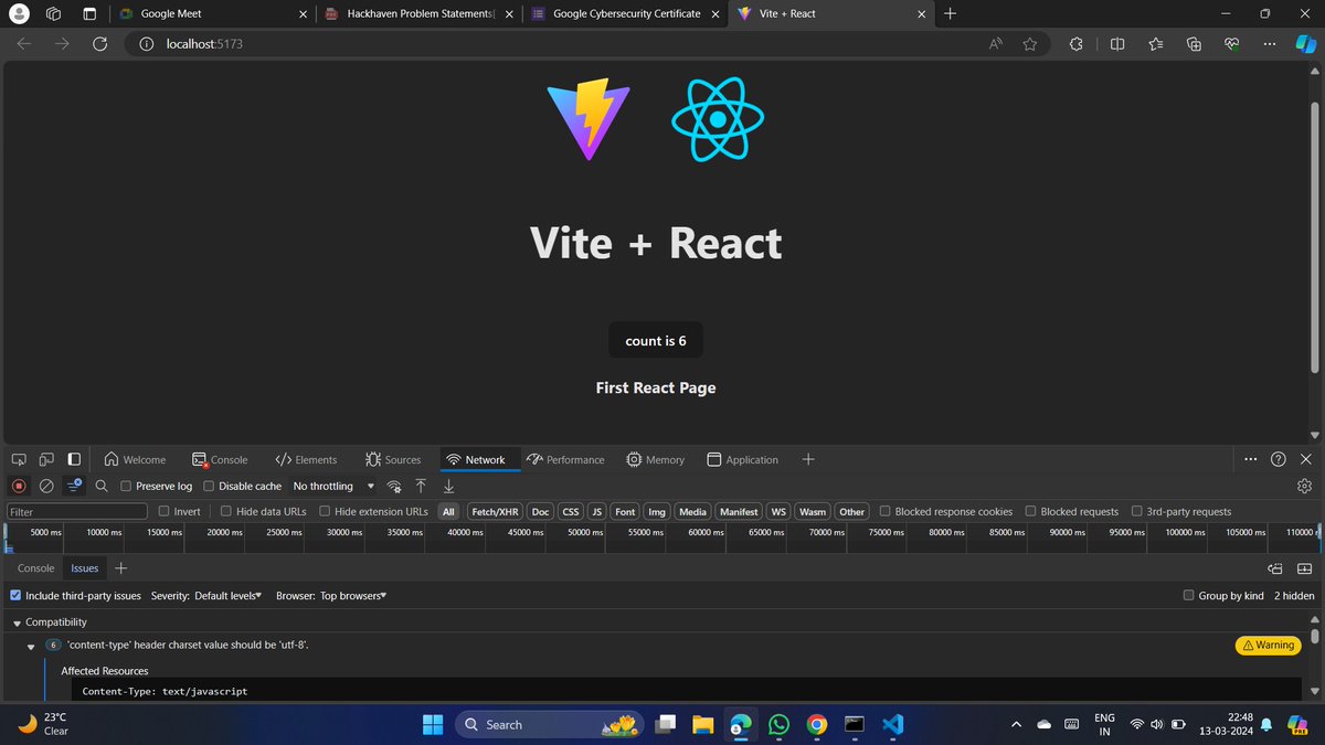 ujjwal07dubey's tweet photo. finally something looks productive
#day14 of #100dayOfFullstack https://t.co/Wrqtt7k2HL