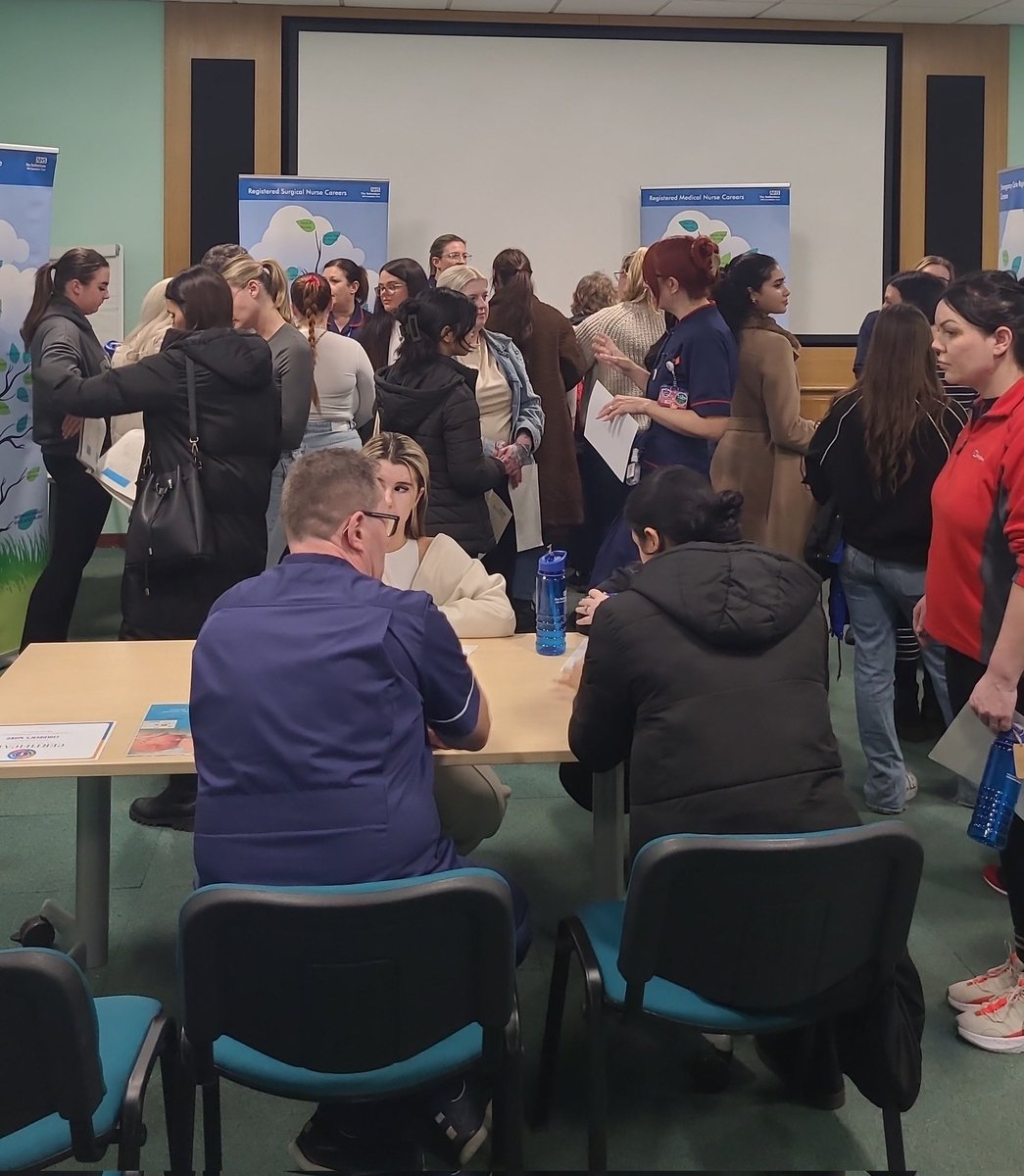 Fabulous start to our nursing open day <a href="/RotherhamNHS_FT/">The Rotherham NHS FT</a>. Lots of interest from our #nextgeneration nurses! Thank you for supporting <a href="/SurgicalDivisi1/">TRFT Care Group 2 (Surgery)</a> <a href="/MedicineTRFT/">Division of Medicine, TRFT</a> community, children's and UECC.